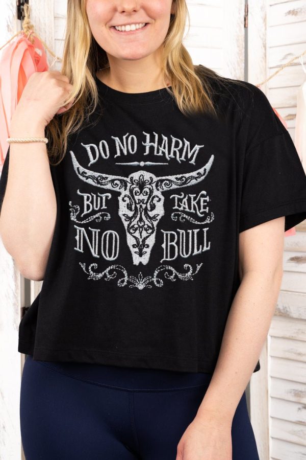 Do No Harm Women s Soft-Tek Blend Crop T-Shirt Hot on Sale