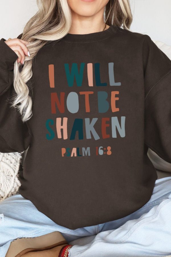 I Will Not Be Shaken Heavy-weight Crew Sweatshirt Supply