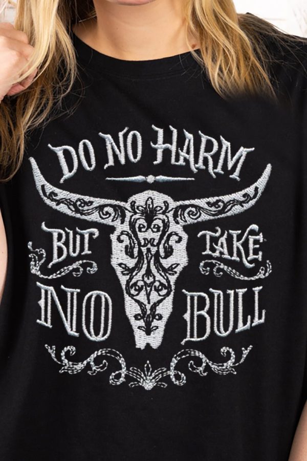 Do No Harm Women s Soft-Tek Blend Crop T-Shirt Hot on Sale - Image 2