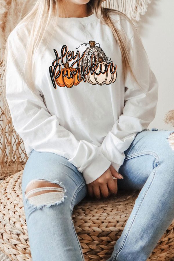 Hey Pumpkin Heavy-weight Crew Sweatshirt Online now
