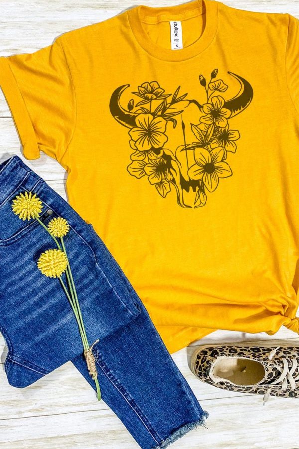 Blossom Steer Unisex Blend Tee Hot on Sale