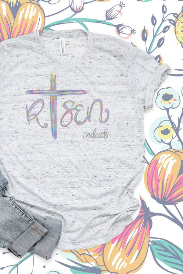 Cross Risen Indeed Unisex Short Sleeve Tee Online Sale