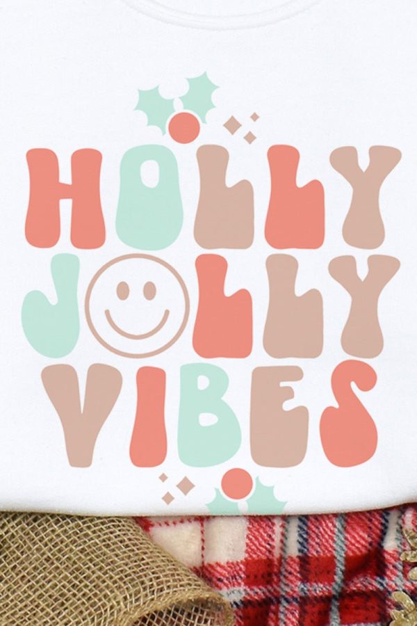 Holly Jolly Vibes Unisex NuBlend Crew Sweatshirt Cheap - Image 2
