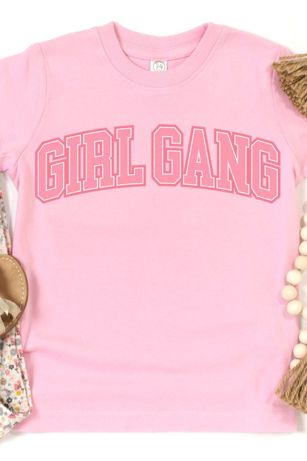 Youth Arched Girl Gang Dri-Power 50 50 T-Shirt Hot on Sale - Image 2