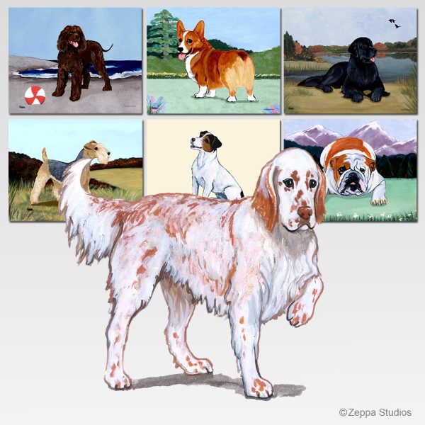 English Setter Scenic Cutting Board Cheap - Image 2
