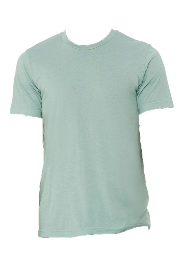 Circle Trees Christmas Cheer Tri-Blend Short Sleeve Tee For Sale - Image 5