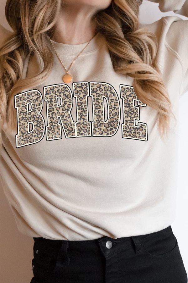 Arched Bride Leopard Heavy-weight Crew Sweatshirt Online