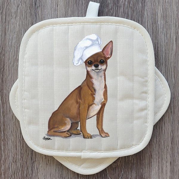 Chihuahua  Pot Holder Set For Discount