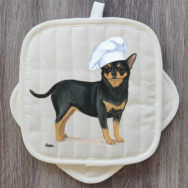 Chihuahua  Pot Holder Set For Discount - Image 2