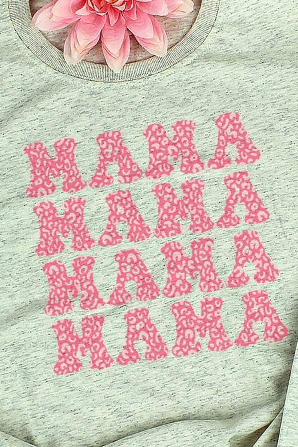 Stacked Cheetah Mom Adult Tri-Blend T-Shirt Hot on Sale - Image 2
