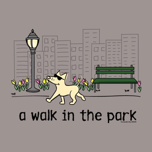 A Walk in the Park - Ladies Curvy V-Neck Tee Online - Image 2
