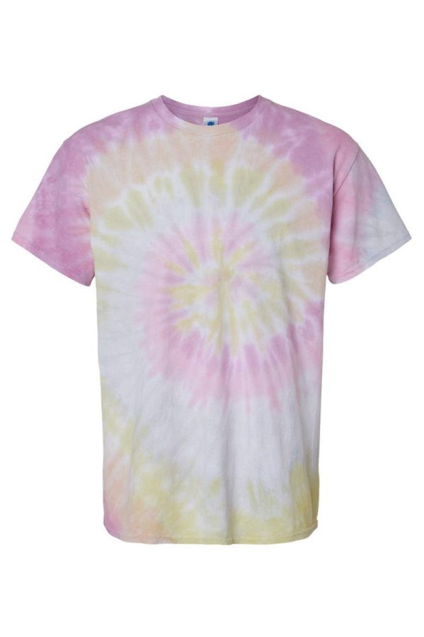 Love Smile Chenille Patch Tie Dye Tee Fashion - Image 5
