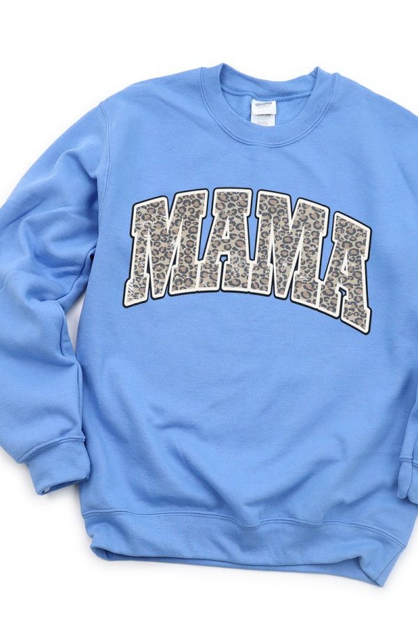 Arched Mama Leopard Unisex NuBlend Crew Sweatshirt For Sale