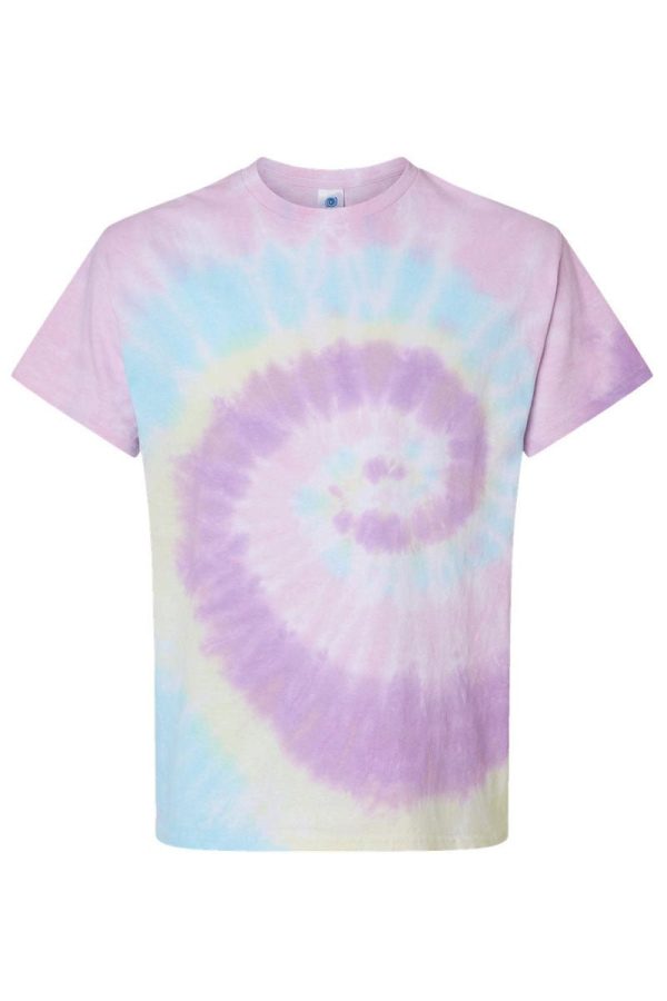 Love Smile Chenille Patch Tie Dye Tee Fashion - Image 4