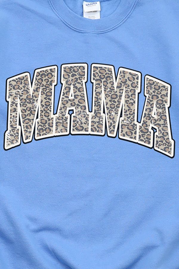 Arched Mama Leopard Unisex NuBlend Crew Sweatshirt For Sale - Image 2
