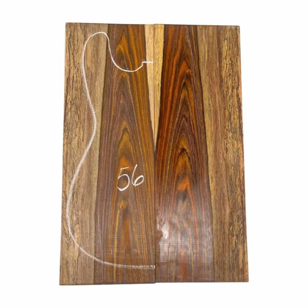 Cocobolo Bookmatched Guitar Drop Top Set - 20  x 7  x 3 8  #56 Online now - Image 4