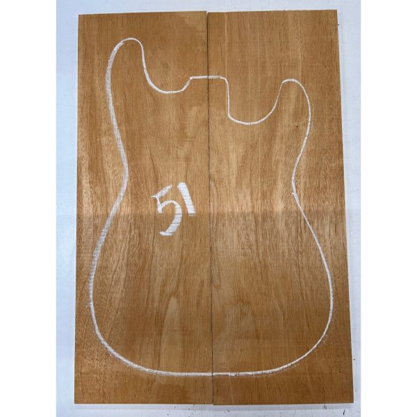 Fijian Honduran Mahogany Bookmatched Guitar Drop Tops 21  x 7-1 4  x 1 4  #51 Supply - Image 2