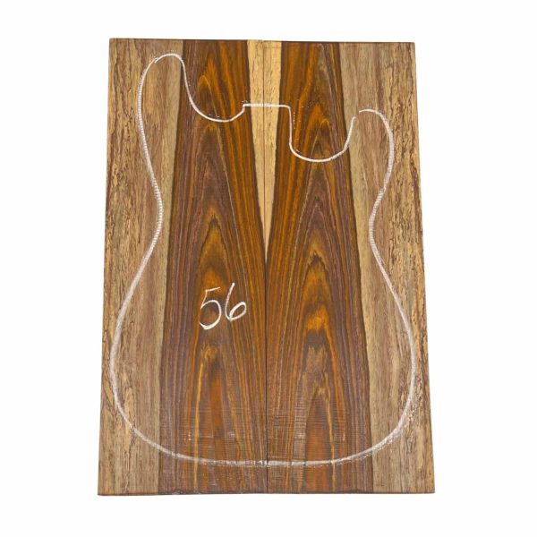 Cocobolo Bookmatched Guitar Drop Top Set - 20  x 7  x 3 8  #56 Online now - Image 3