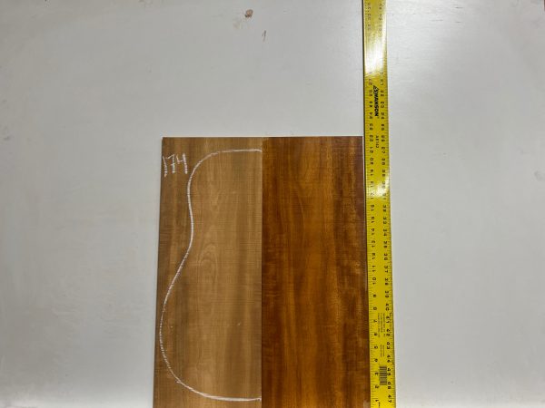 Flame Genuine Mahogany Classical Guitar Back & Side Set #174 Sale - Image 3
