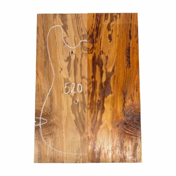 Curly Flame Hawaiian Koa Bookmatched Guitar Drop Tops 21  x 7-1 4  x 1 4  #520 Fashion - Image 3