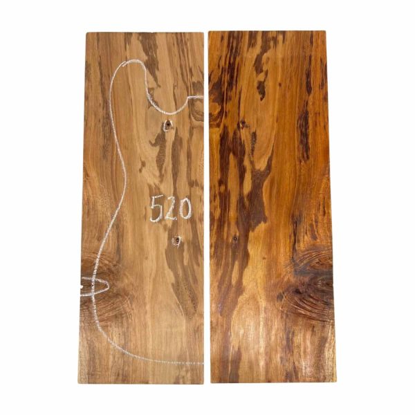 Curly Flame Hawaiian Koa Bookmatched Guitar Drop Tops 21  x 7-1 4  x 1 4  #520 Fashion - Image 4