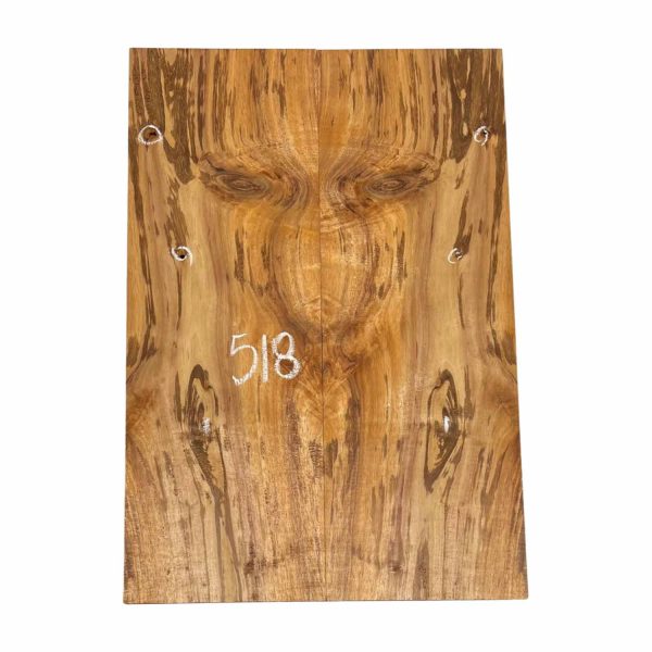 Curly Flame Hawaiian Koa Bookmatched Guitar Drop Tops 21  x 7-1 4  x 1 4  #518 Fashion