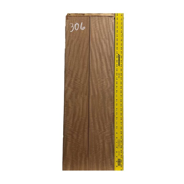 Flame Sapele Dreadnought Guitar Back and Side Set #306 Online - Image 5