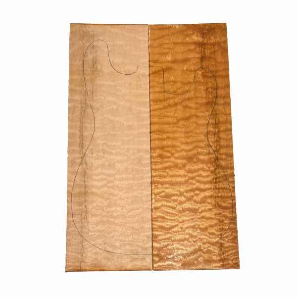 Quilted Curly Flame Maple  Drop Top 21  x 6-3 4  x 1 4  #96 H For Discount - Image 5