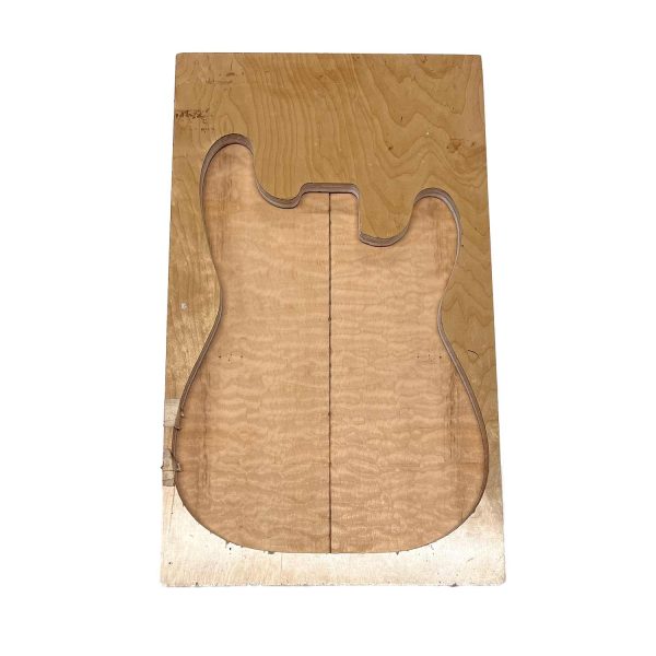 Quilted Curly Flame Maple  Drop Top 21  x 6-3 4  x 1 4  #96 H For Discount - Image 3